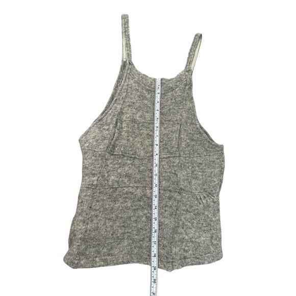 Free People 100% Lambs Wool Tank Top Ruffle Sweater / Women’s Size Medium - Picture 2 of 4